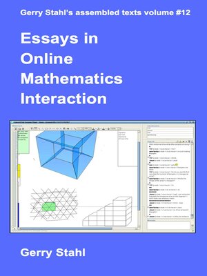 cover image of Essays in Online Mathematics Interaction